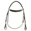 Dever Ascot Comfort Padded Raised Headstall - Brown