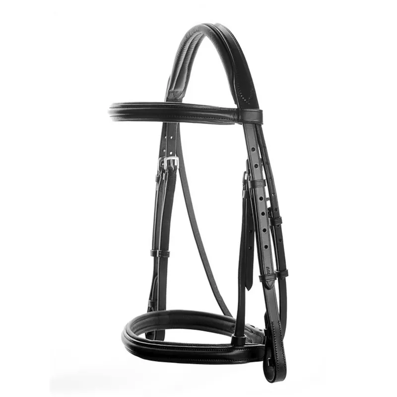 Dever Ascot Comfort Cavesson Bridle - Black