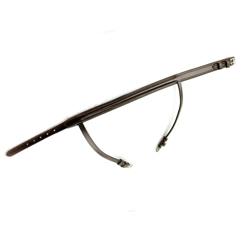 Dever Ascot Comfort Padded Cavesson Show Noseband - Brown-1