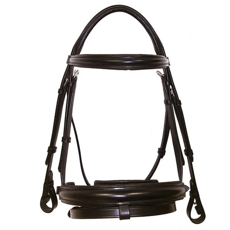 Dever Ascot Comfort Dressage Bridle - Brown