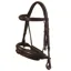 Dever Ascot Comfort Dressage Flash Bridle - Brown