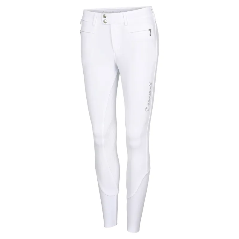 Samshield Adele Knee Grip Womens Competition Breeches - White