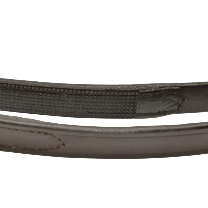 Dever Ascot Leather Dressage Reins - Brown-3