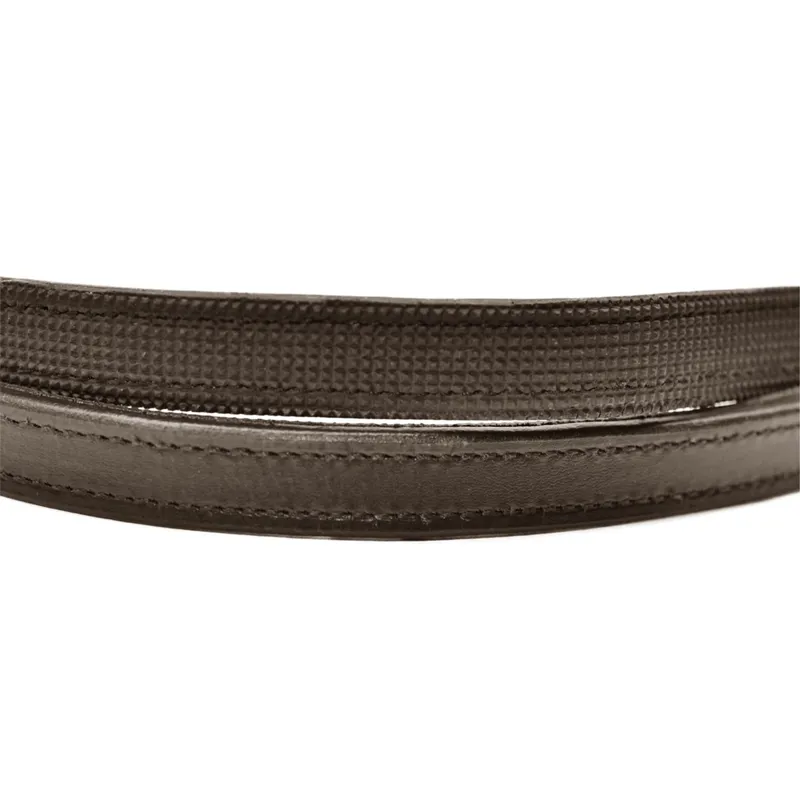 Dever Ascot Leather Dressage Reins - Brown-6