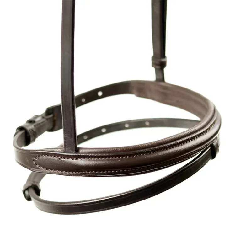 Dever Ascot Flash Noseband - Brown