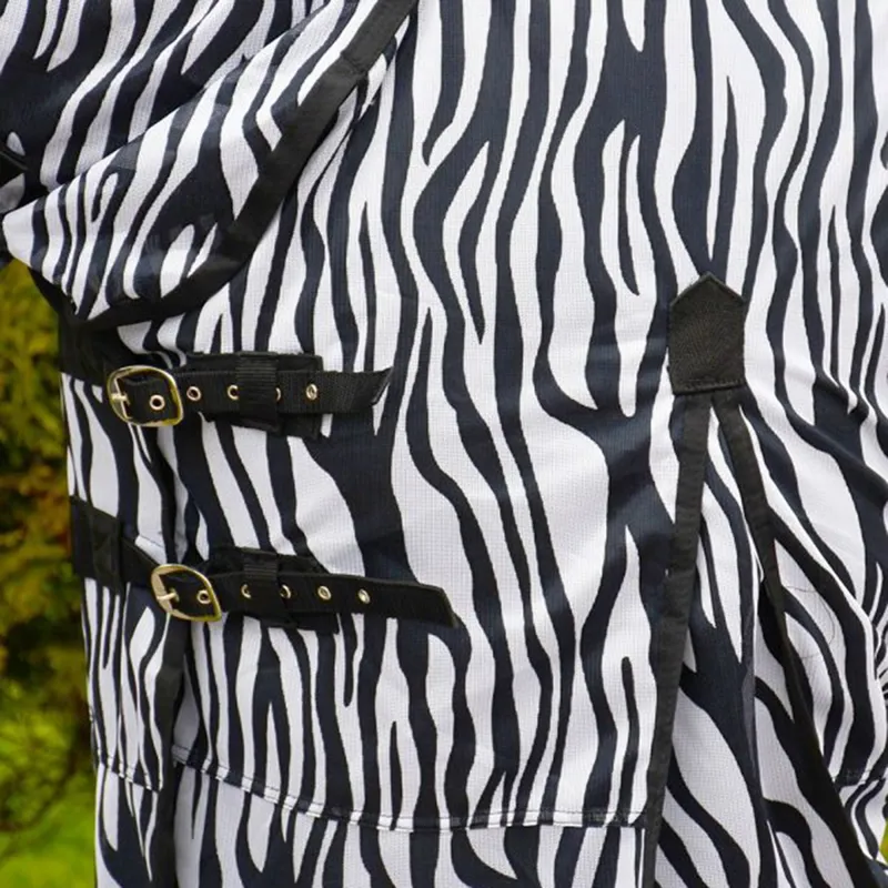 Rhinegold Africa Combo Fly Sheet - Zebra-1