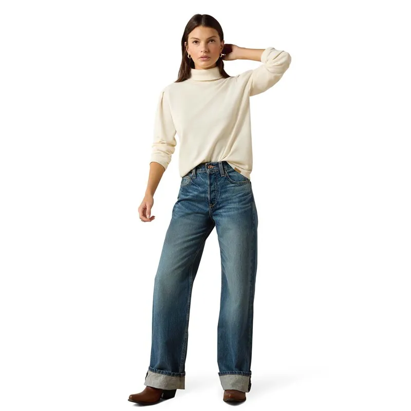 Ariat Country Aldergate Women's Sweater - Arctic Wolf-5