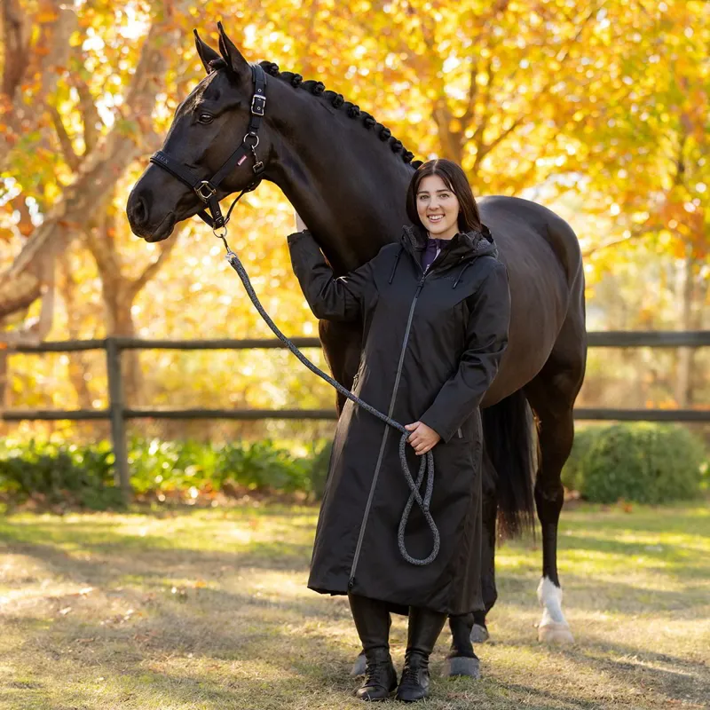 LeMieux All Elements Waterproof Women's Robe - Black-6
