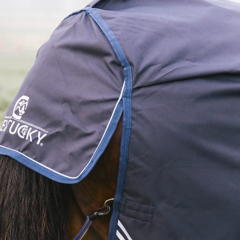 Kentucky All Weather Comfort 100g Turnout Blanket - Navy-6