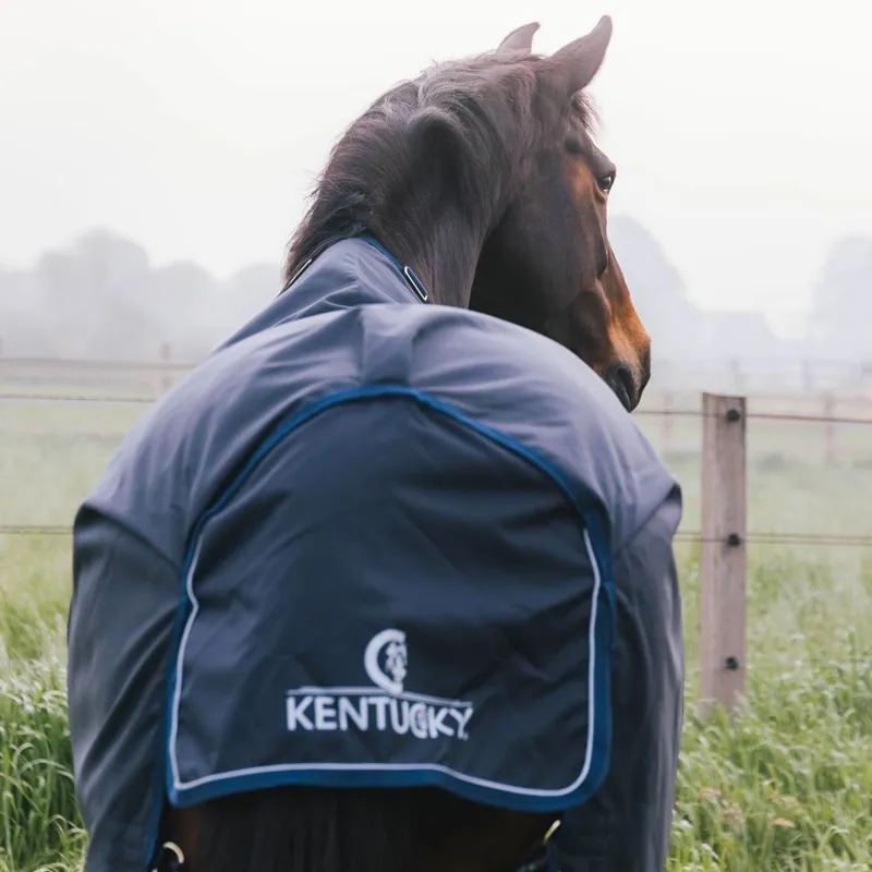 Kentucky All Weather Comfort 300g Turnout Blanket - Navy-6