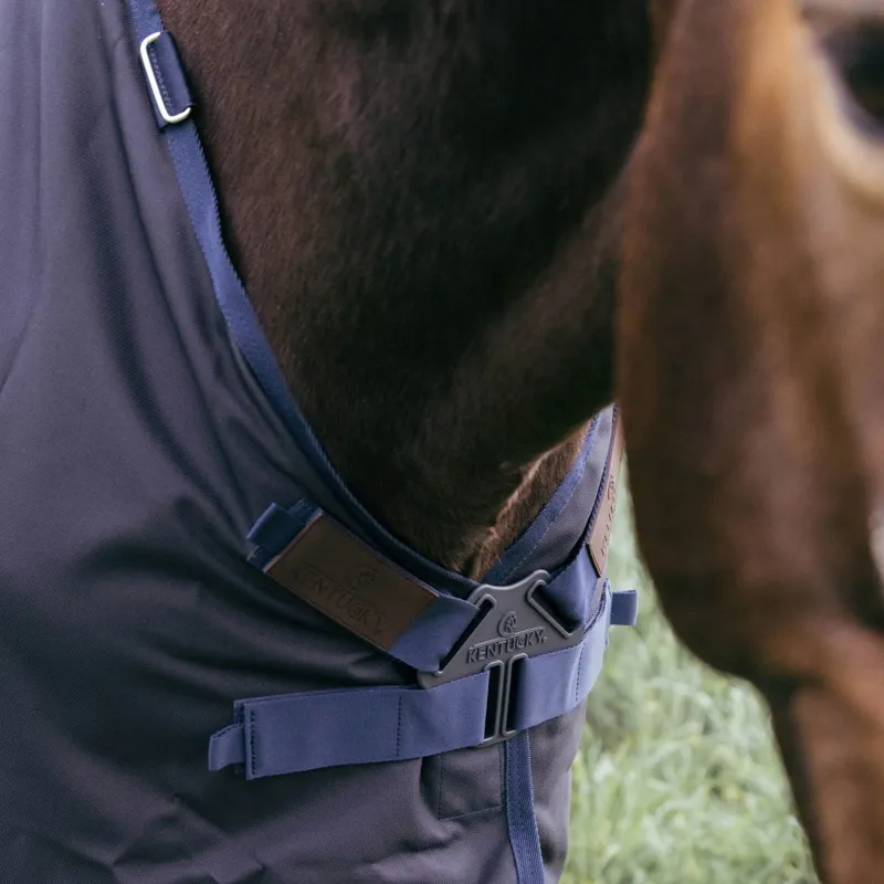 Kentucky All Weather Comfort 100g Turnout Blanket - Navy-2
