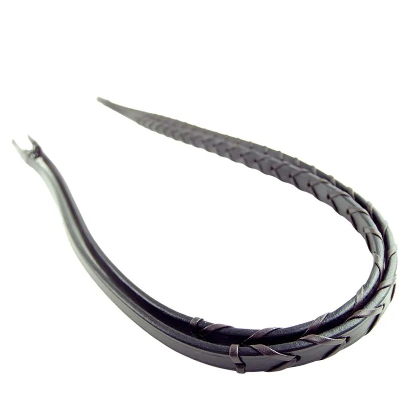 Dever Ascot Laced Leather Reins - Brown