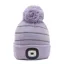 Platinum Alva Junior LED Beanie Hat - Lilac