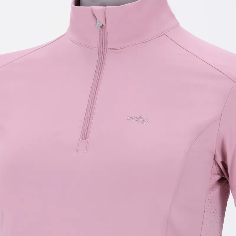 Schockemohle Amara Style Womens Training Shirt - Dusty Pink-2