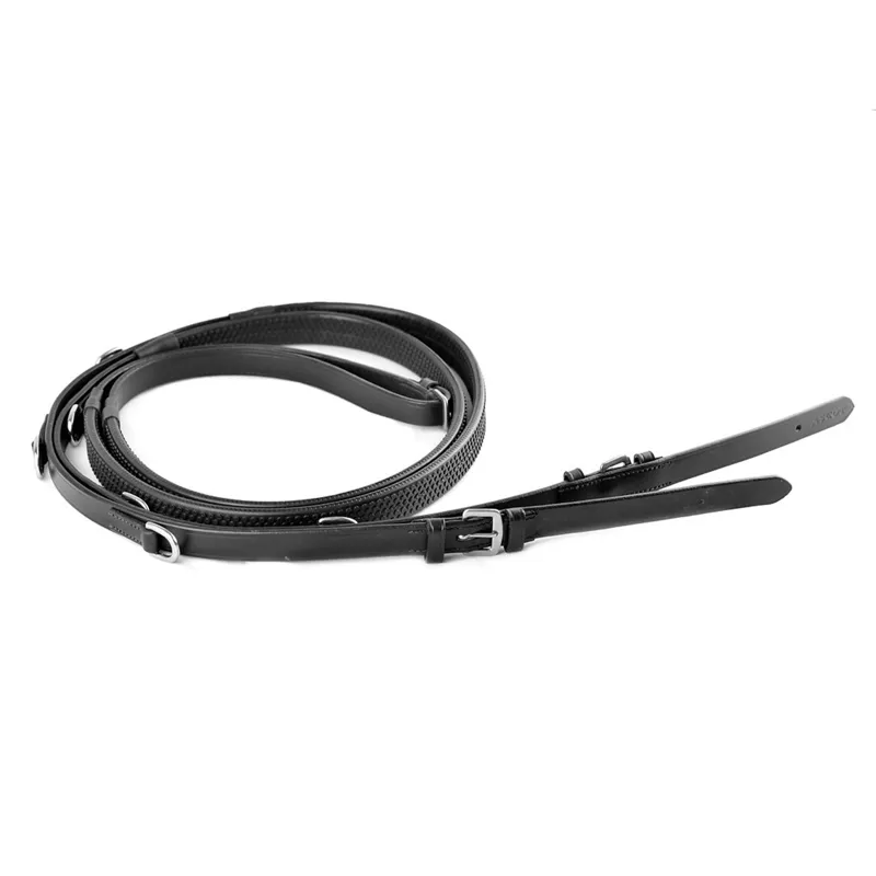 Dever Ascot Market Harborough Reins - Black