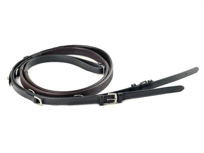 Dever Ascot Market Harborough Reins - Brown