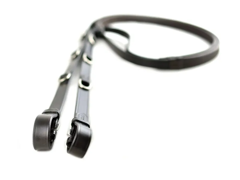 Dever Ascot Market Harborough Reins - Brown-1