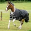 Amigo Bravo 1200D XL Standard Neck 0g Turnout Blanket - Black/Titanium