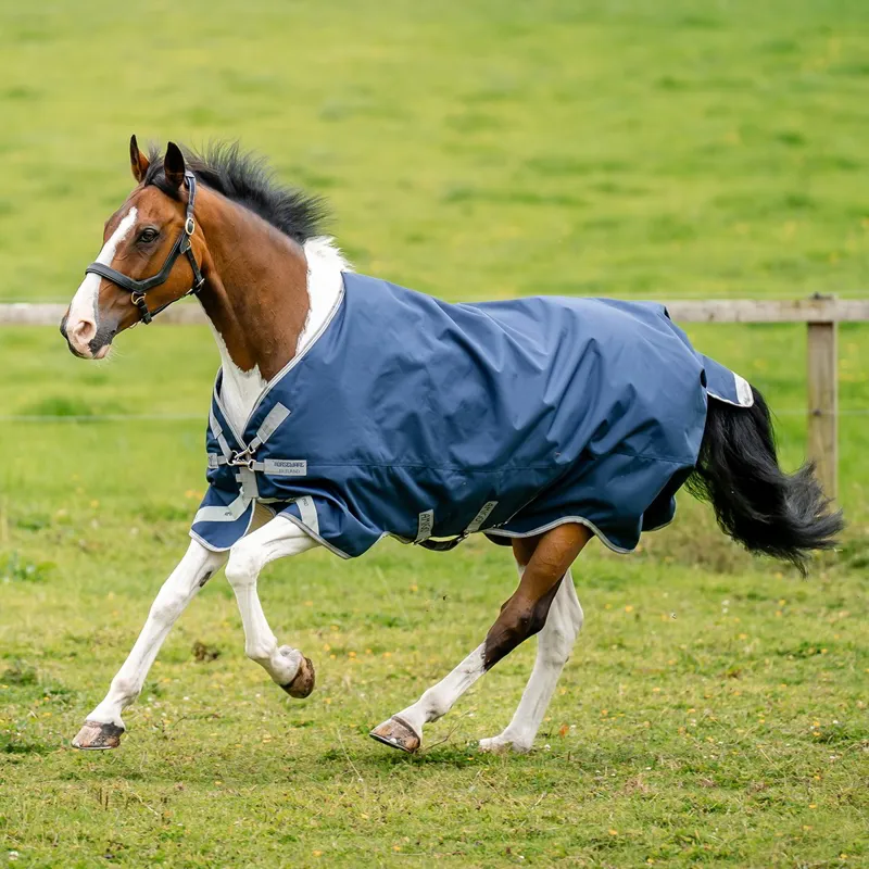 Amigo Bravo 1200D XL Standard Neck 250g Turnout Blanket Navy/Titanium