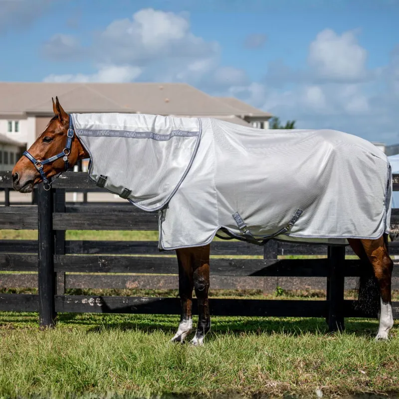 Amigo Bug Rug Plus Fly Sheet - Silver/Titanium Grey/Silver