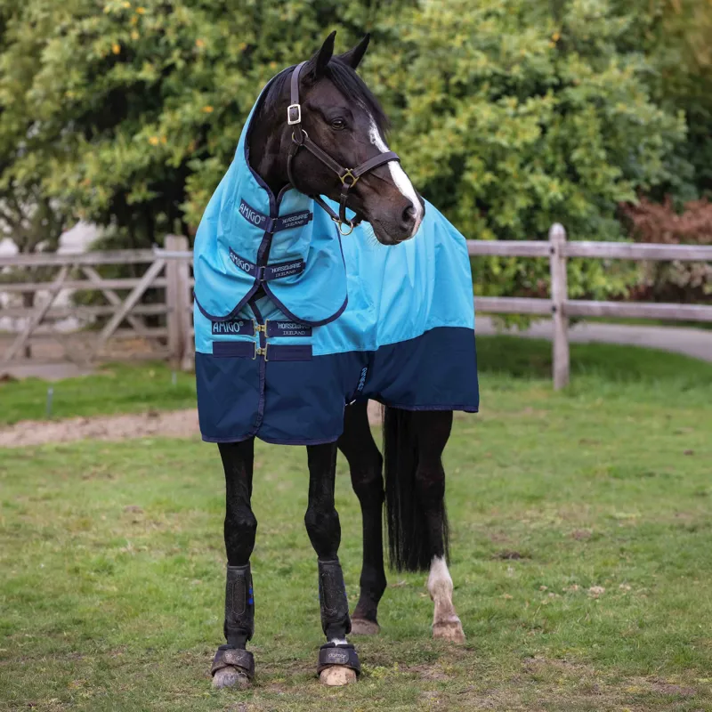 Amigo Hero 600D Ripstop Plus 200g Turnout Blanket - Delphinium Blue/Navy