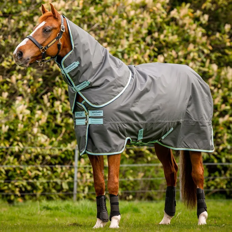 Amigo Hero 600D Ripstop Plus 200g Turnout Blanket - Shadow/Blue Haze