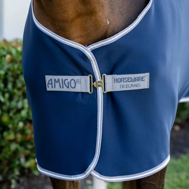 Amigo Pony Jersey Cooler - Navy Titanium Grey Silver-2