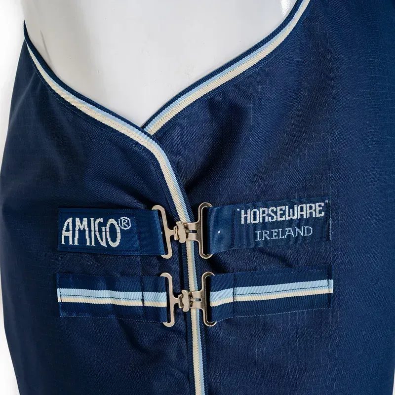 Amigo Pony Ripstop 900D Plus 200g Turnout Blanket - Witney Navy-2
