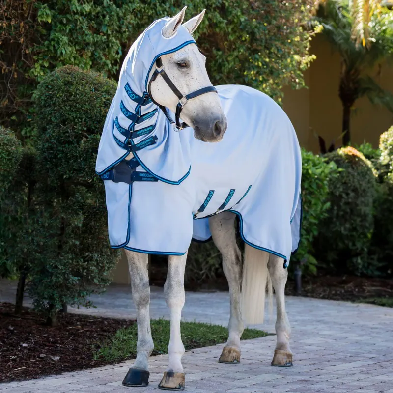 Amigo Ripstop Hoody Fly Sheet - Azure Blue/Navy/Electric Blue