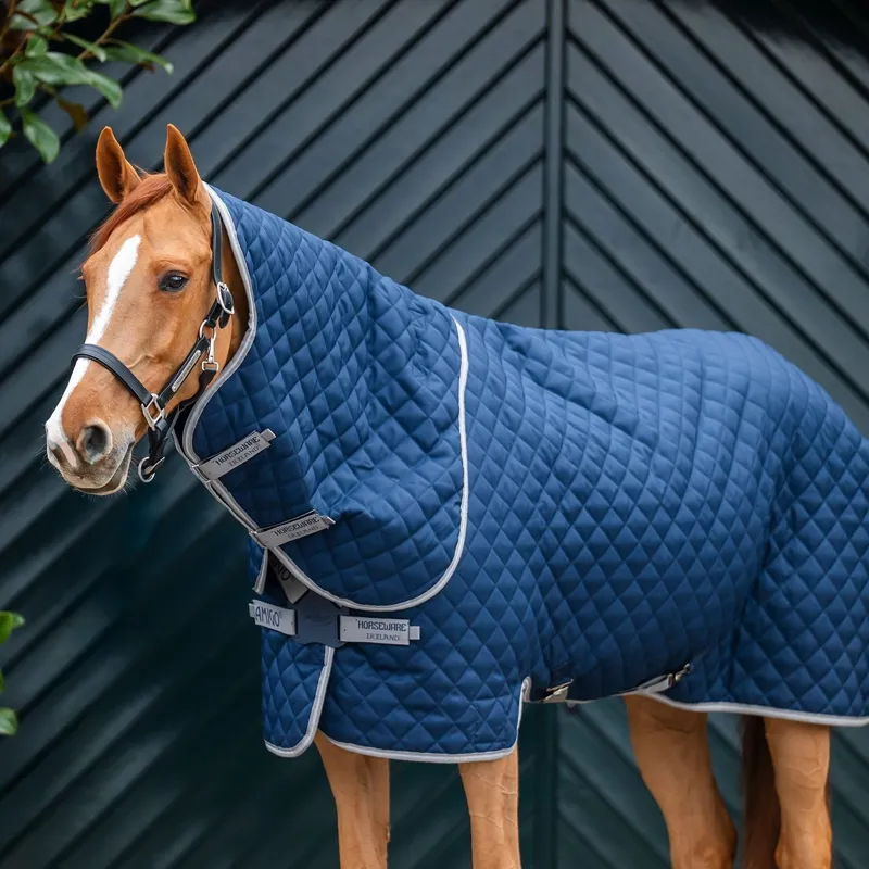 Amigo Disc Front Plus 200g Stable Blanket - Navy/Titanium Gray/Silver-4