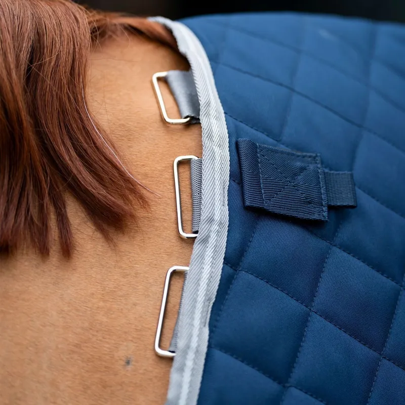 Amigo Disc Front Plus 200g Stable Blanket - Navy/Titanium Gray/Silver-2