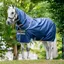 Amigo Ripstop 900D Plus 0g Turnout Blanket - Navy/Titanium Grey