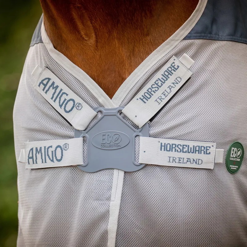 Amigo AmECO Combi Detach A Neck Waterproof Fly Sheet-Teal/Grey-5