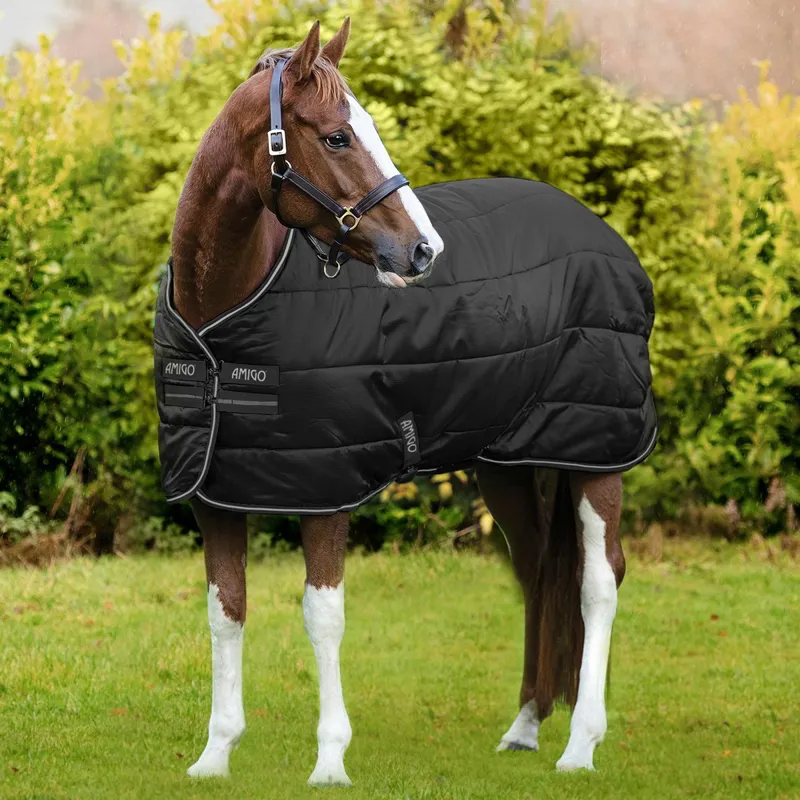 Amigo Ripstop Insulator 200g Stable Blanket - Black/Black/Silver
