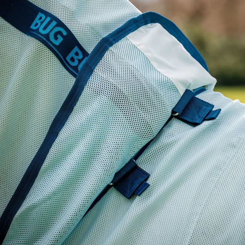 Amigo Bug Buster Fly Sheet - Azure Blue/Navy/Electric Blue-9