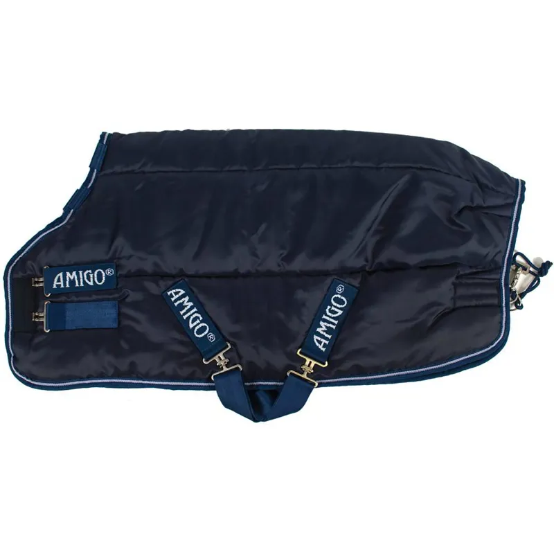 Amigo Insulator 350g Heavyweight Stable Blanket - Navy/Navy/White-1