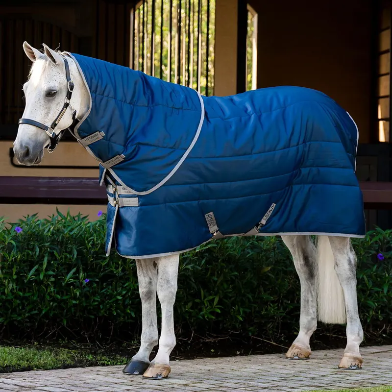 Amigo Ripstop Insulator Plus 200g Detachable Neck Stable Blanket - Navy-1