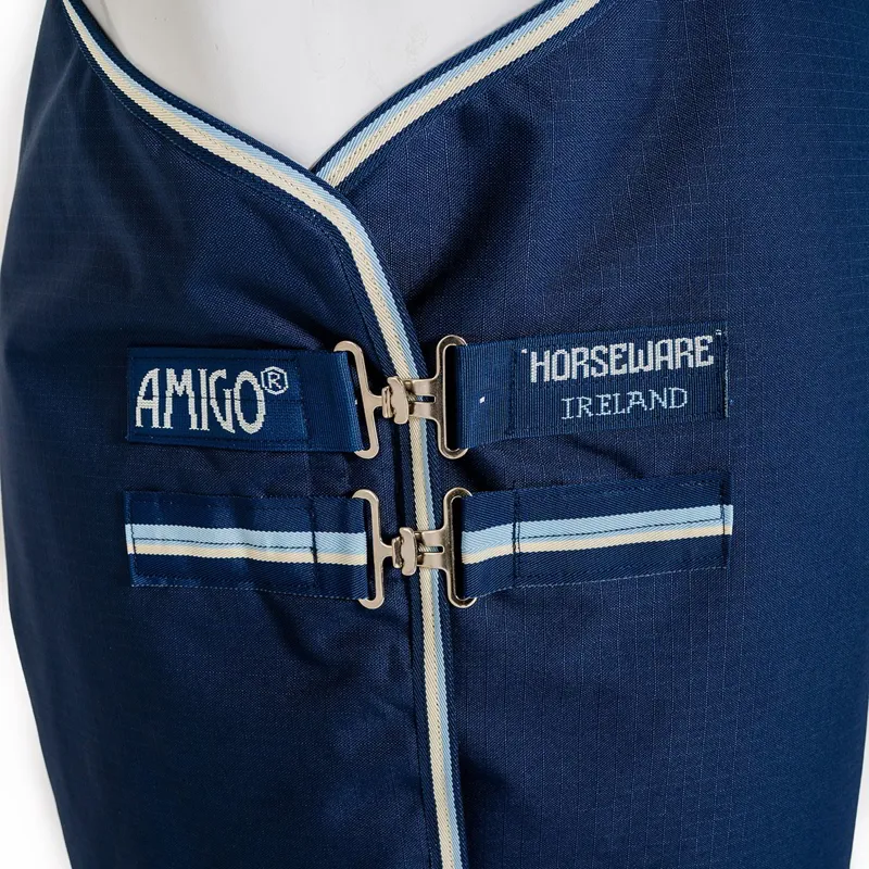 Amigo Ripstop 900D Plus 0g Turnout Blanket - Witney Navy-6
