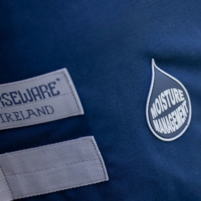 Amigo Stable Sheet - Navy/Titanium Grey/Silver-1