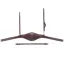 Equiline HP0411 Anatomical Large Surface Two-Tie Crownpiece - Brown