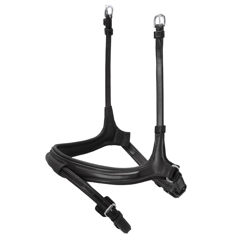 Schockemohle Ancona Select Flash Noseband - Black/Silver