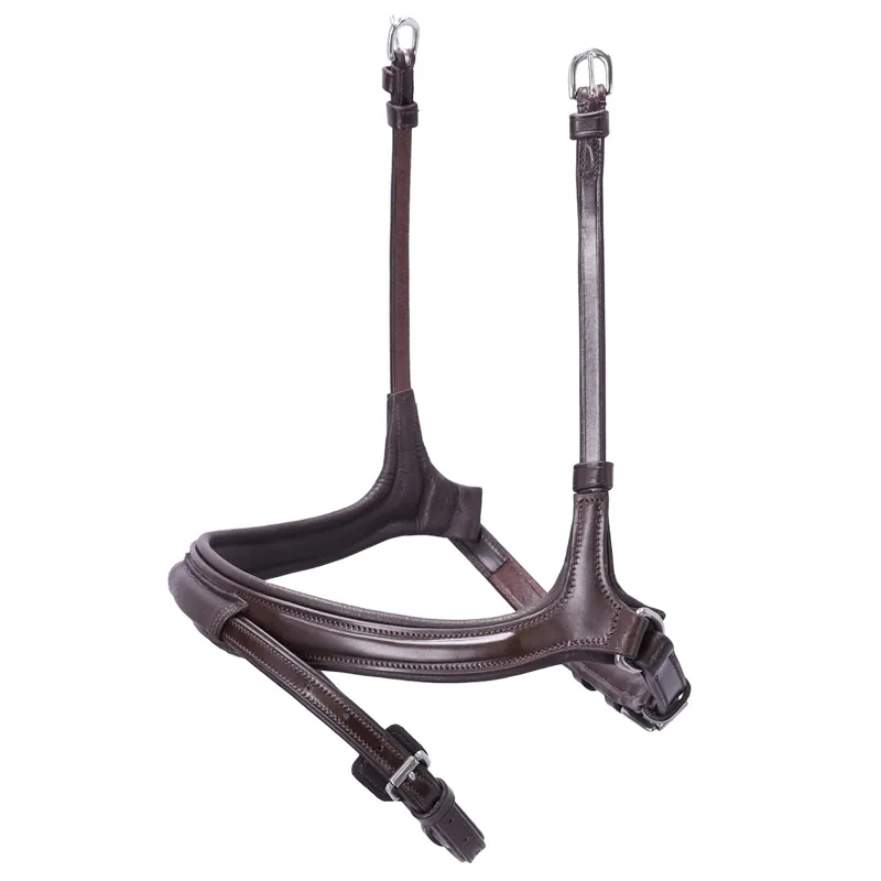 Schockemohle Ancona Select Noseband - Espresso/Silver