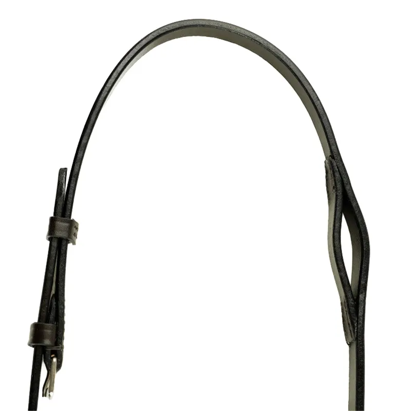 Dever Ascot Leather Neck Strap with Loop - Black-1