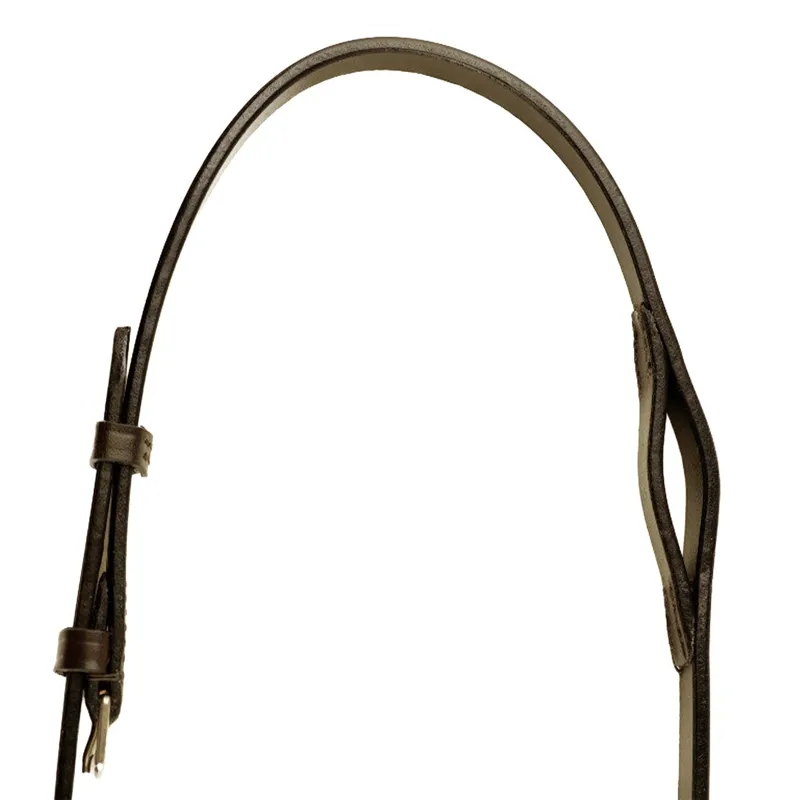 Dever Ascot Leather Neck Strap with Loop - Brown-1