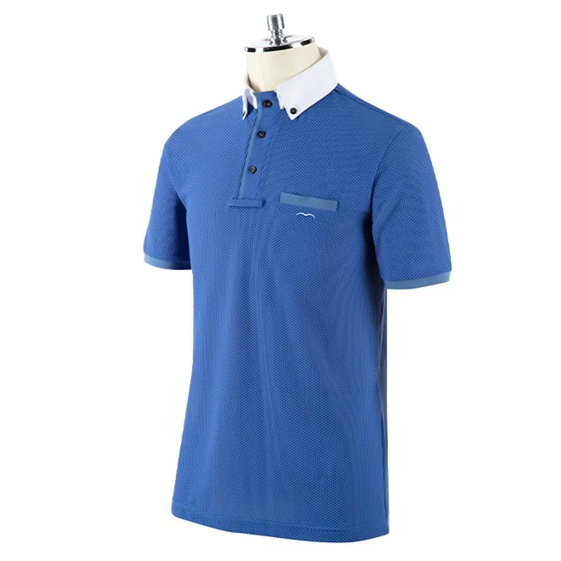 Animo Acerno Mens Show Shirt - Blue Atlantide