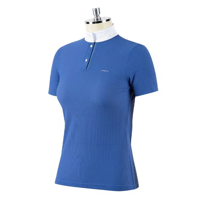 Animo Benova Ladies Show Shirt - Blue Atlantide