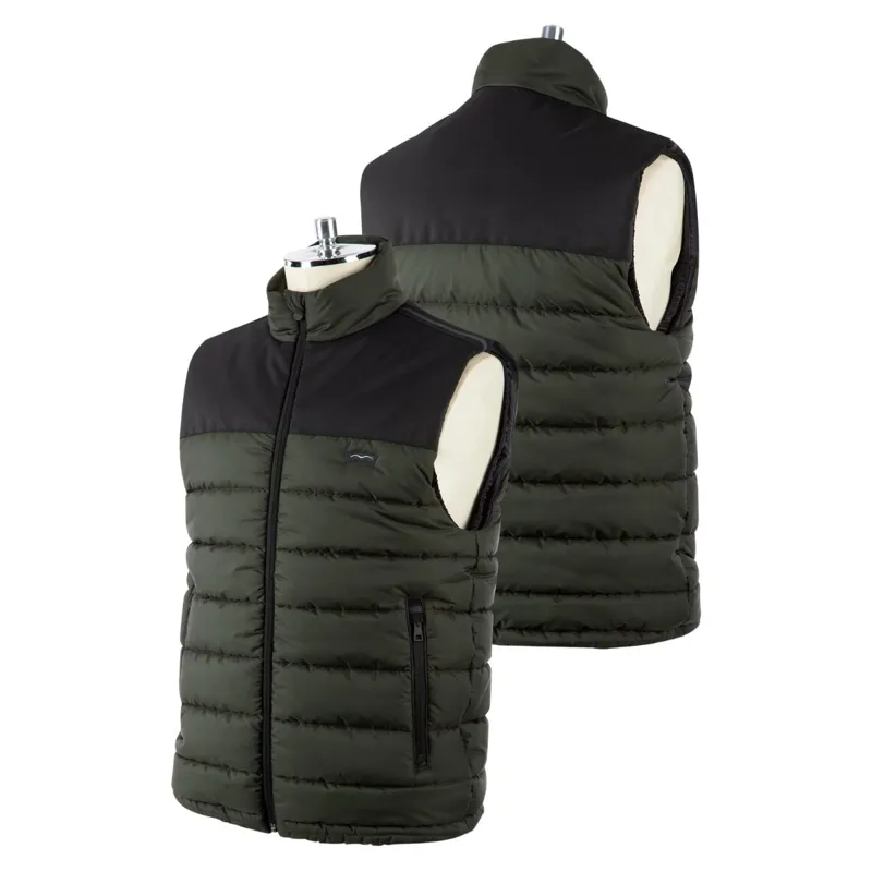 Animo Erwin Padded Mens Vest - Green
