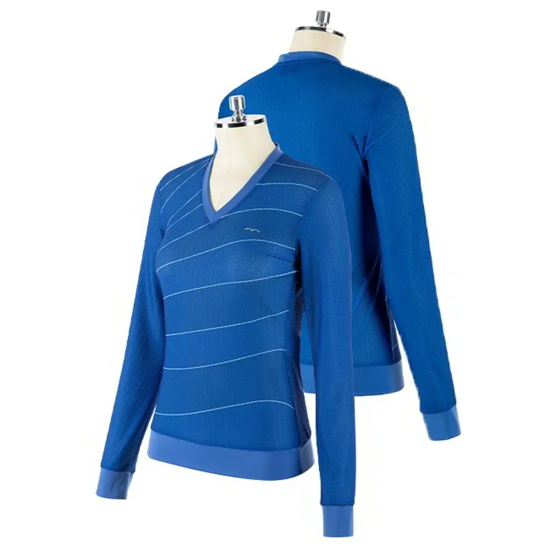 Animo Sully Women's Pullover Sweatshirt - Blue Caribbean