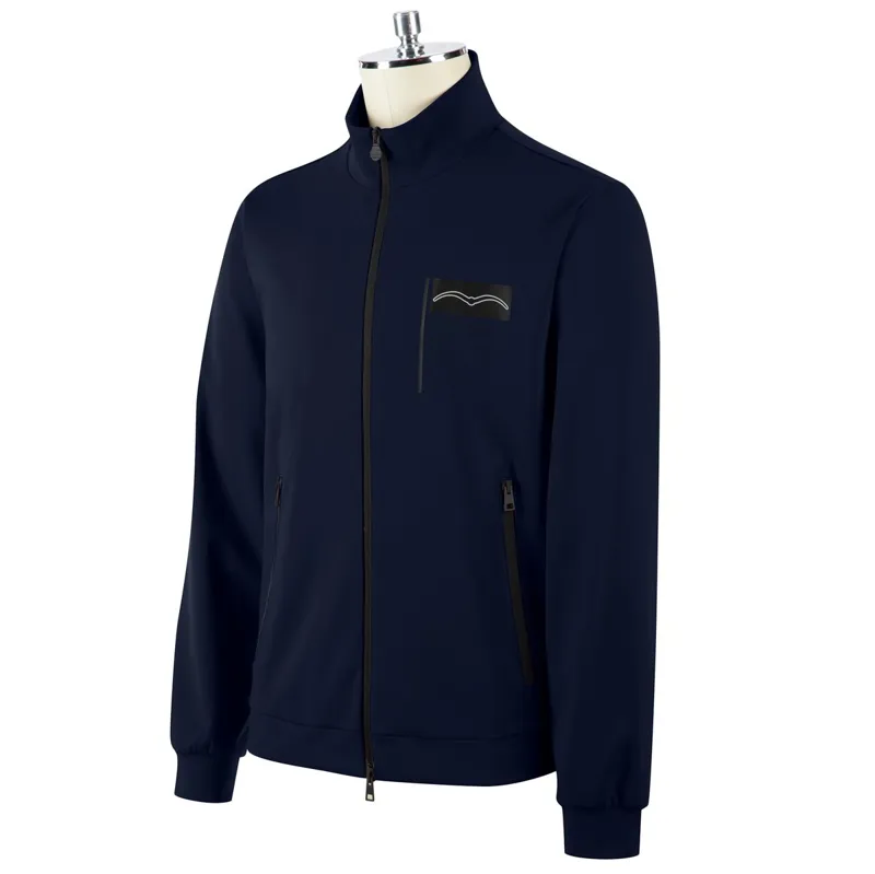 Animo Eblange Men's Sweat Jacket - Blu Navy