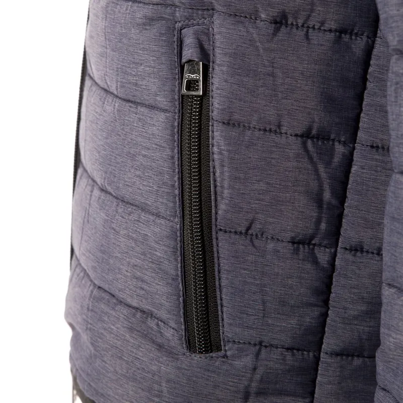 Animo Ilir Junior Boys Quilted Jacket - Blu Melange-1